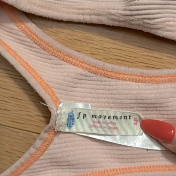 Free People Movement | Soft Pink | Tank Bra Top | size S - Picture 2 of 4